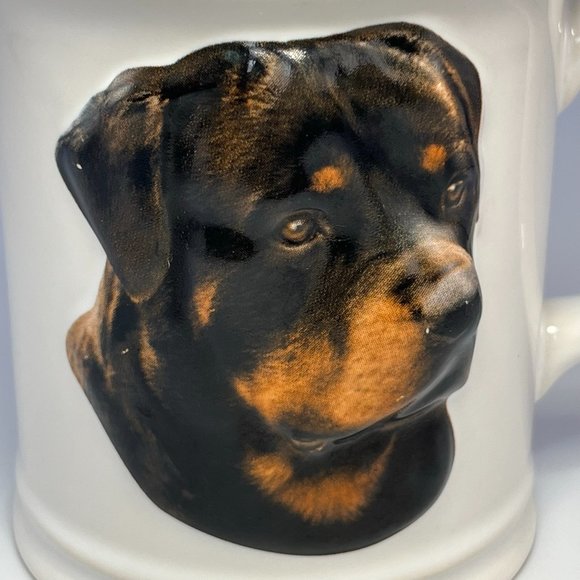 XPRES Best Friends Originals Rottweiler Dog Mug Augello 3D Vintage 1999 Cup - Picture 4 of 10